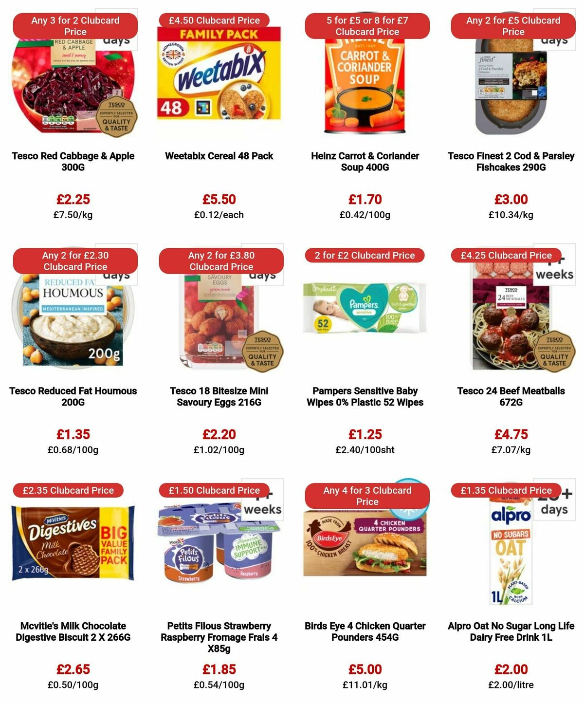 TESCO Offers from 18 January