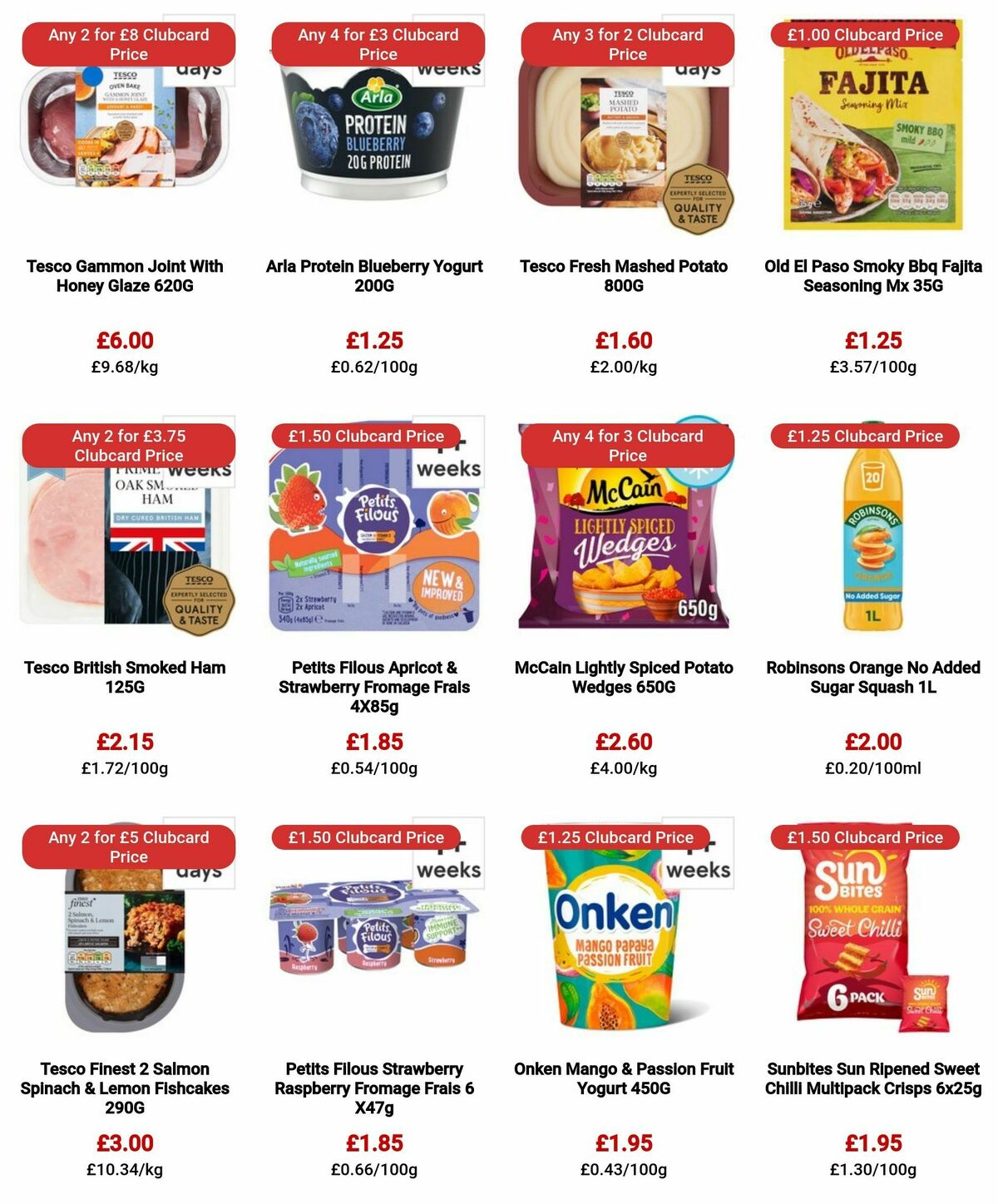 TESCO Offers from 18 January