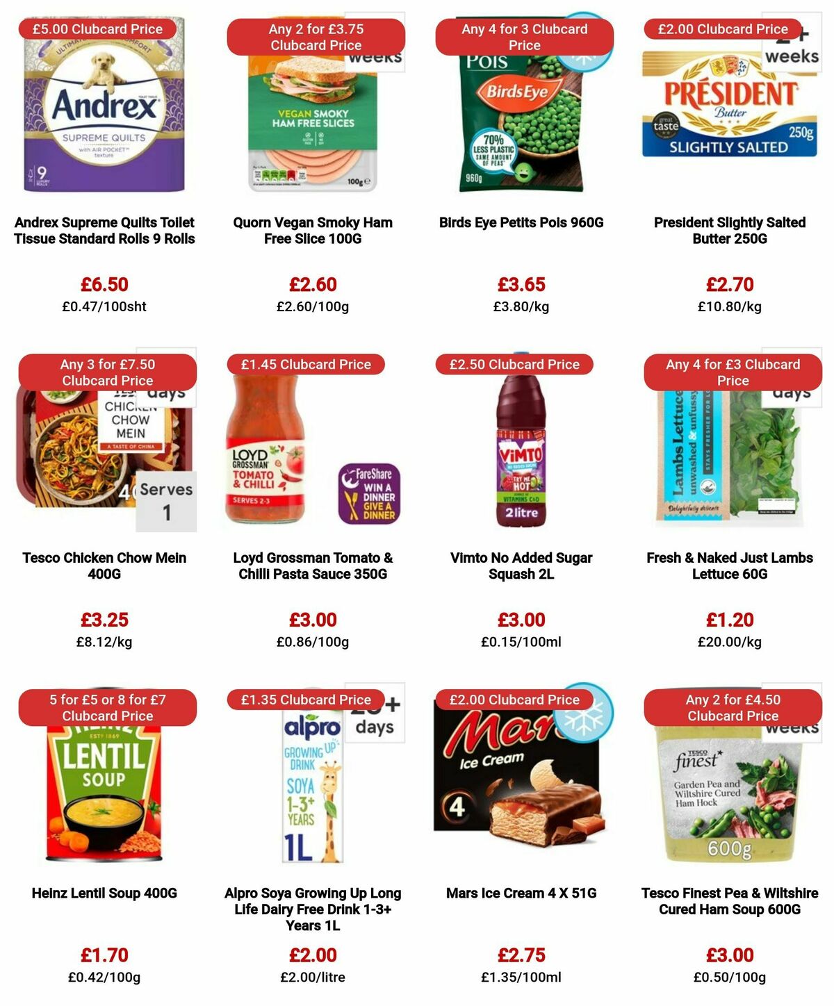 TESCO Offers from 18 January