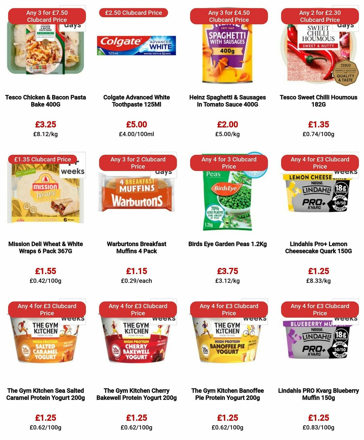 TESCO Offers from 18 January