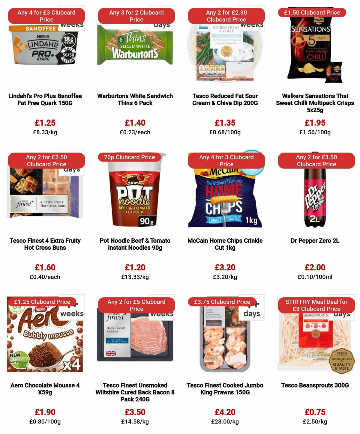 TESCO Offers from 18 January