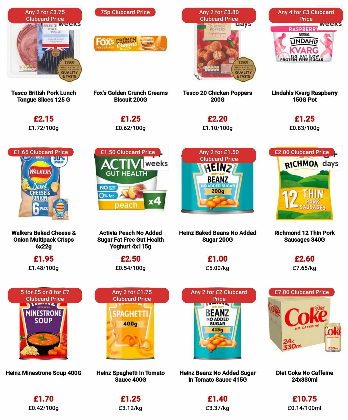 TESCO Offers from 18 January