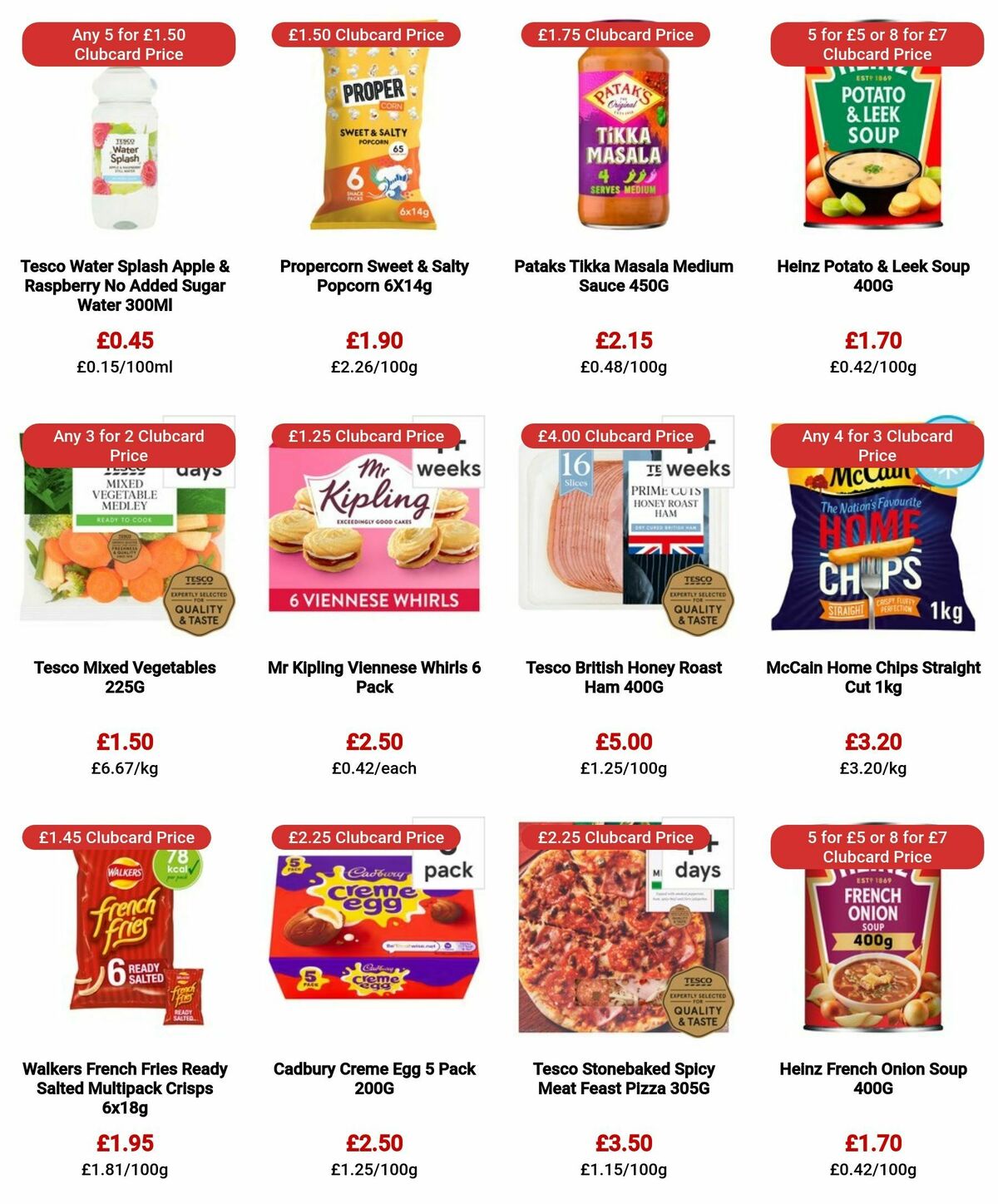 TESCO Offers from 18 January