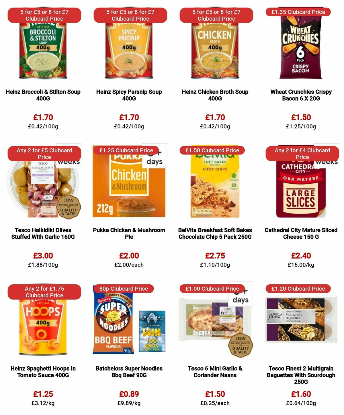 TESCO Offers from 18 January