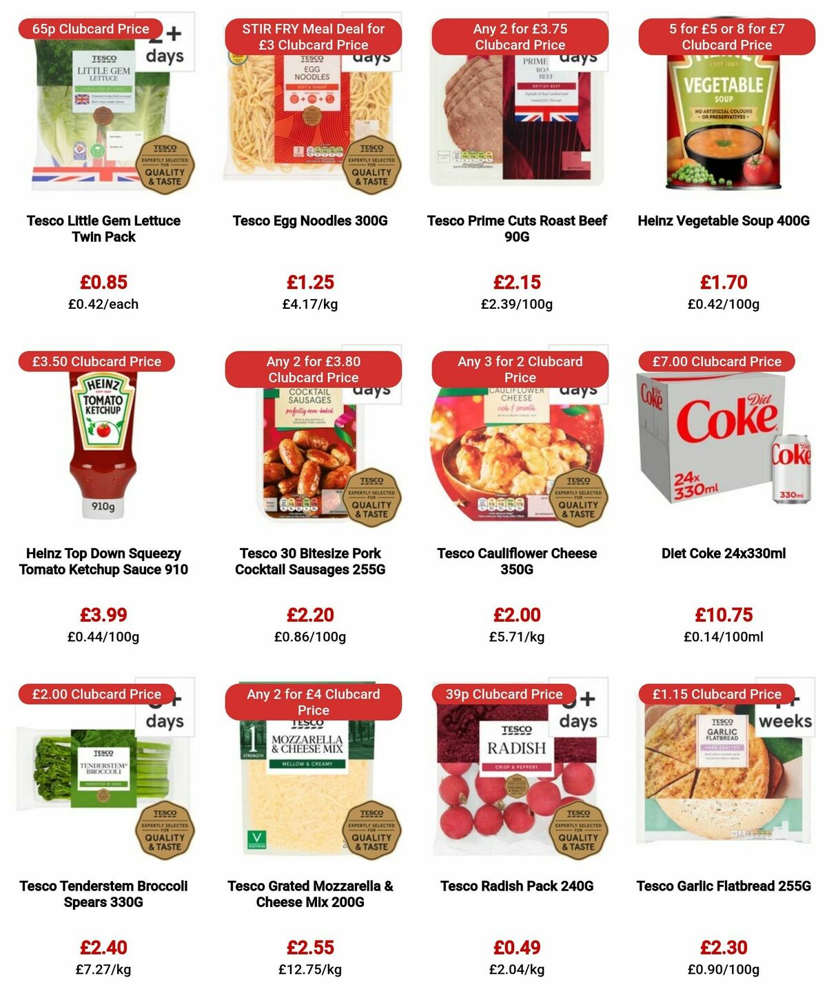 TESCO Offers from 18 January