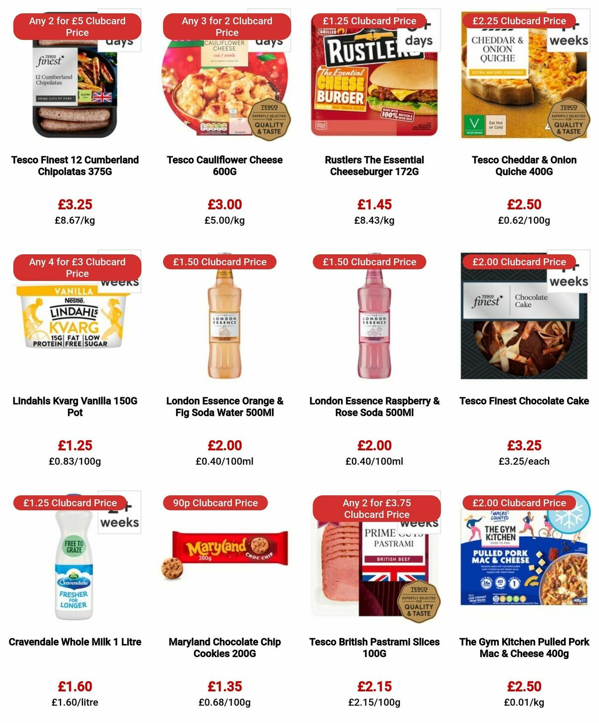 TESCO Offers from 18 January