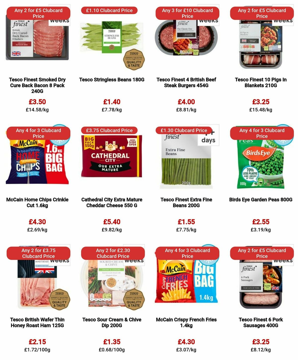 TESCO Offers from 18 January