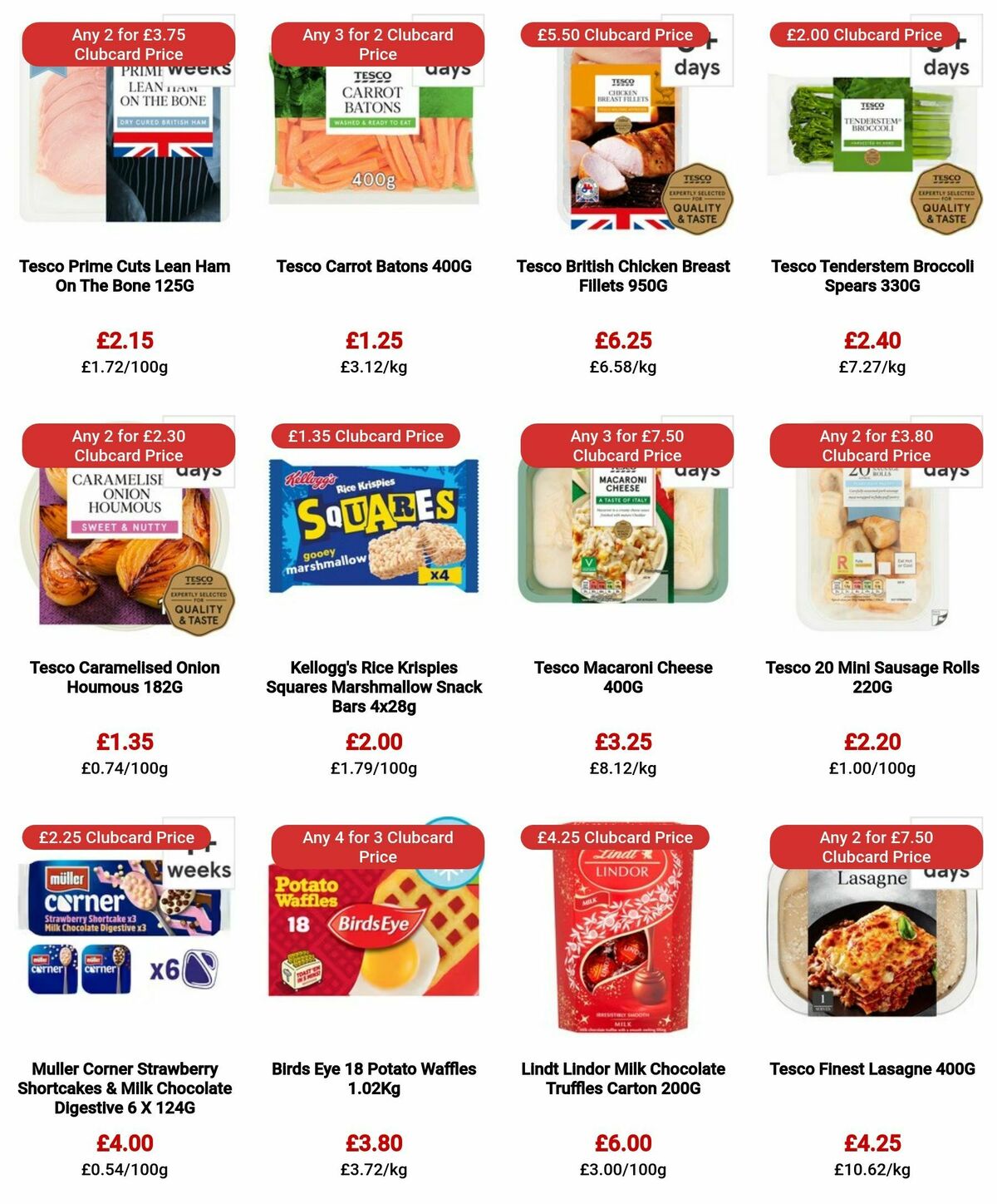 TESCO Offers from 25 January