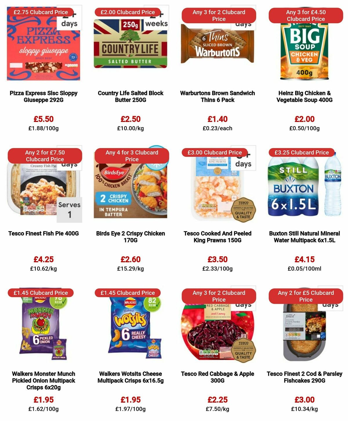 TESCO Offers from 25 January