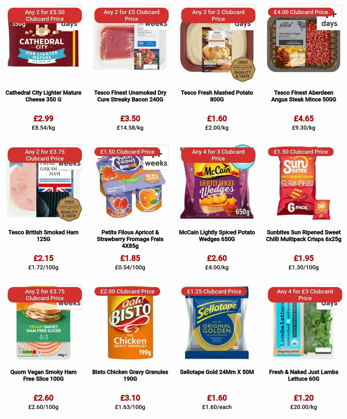 TESCO Offers from 25 January