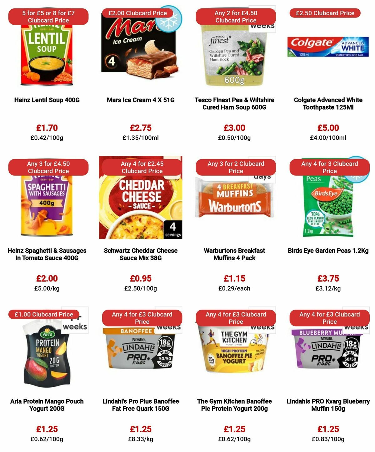 TESCO Offers from 25 January