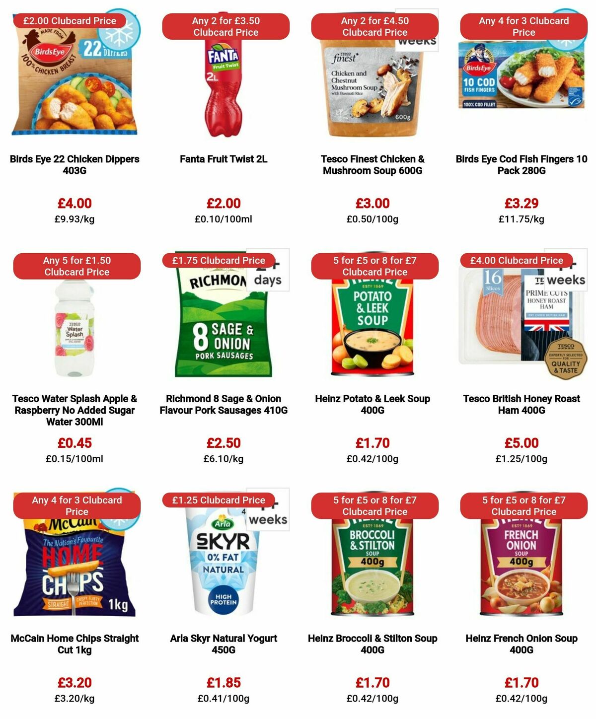 TESCO Offers from 25 January