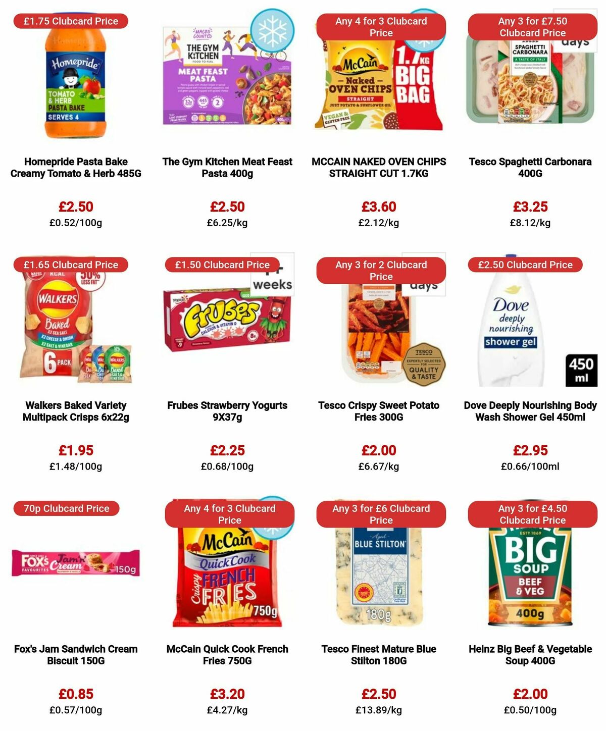 TESCO Offers from 25 January