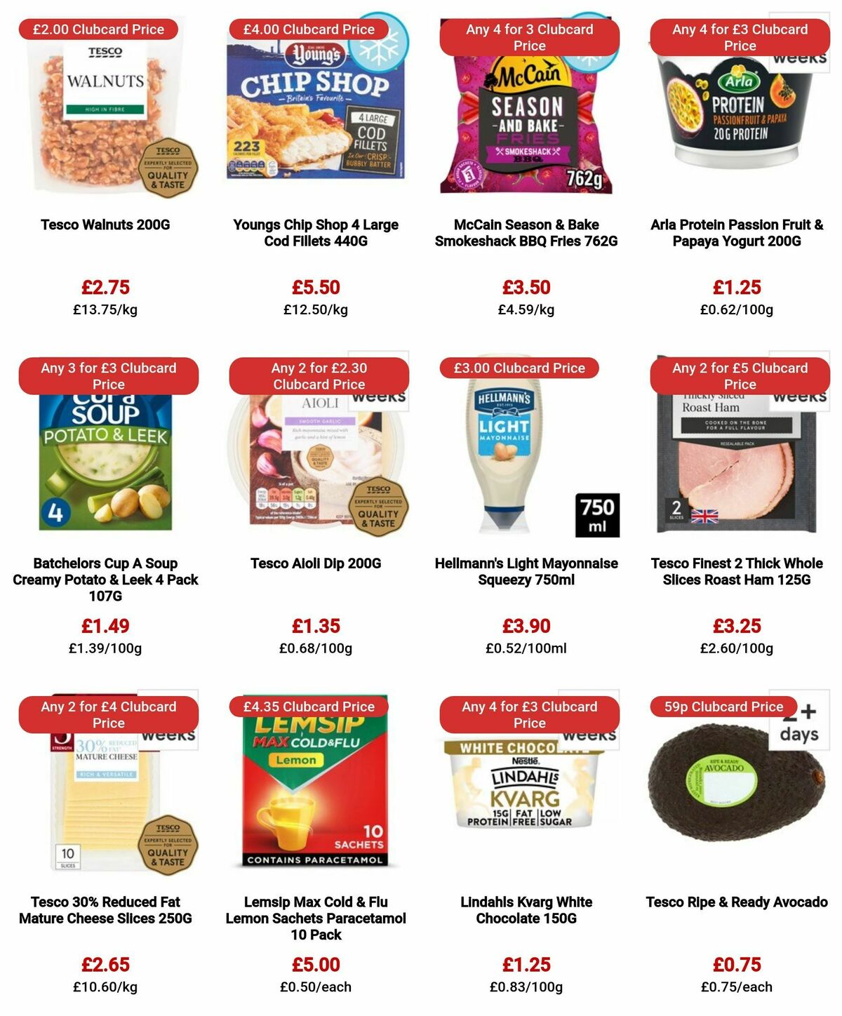 TESCO Offers from 25 January