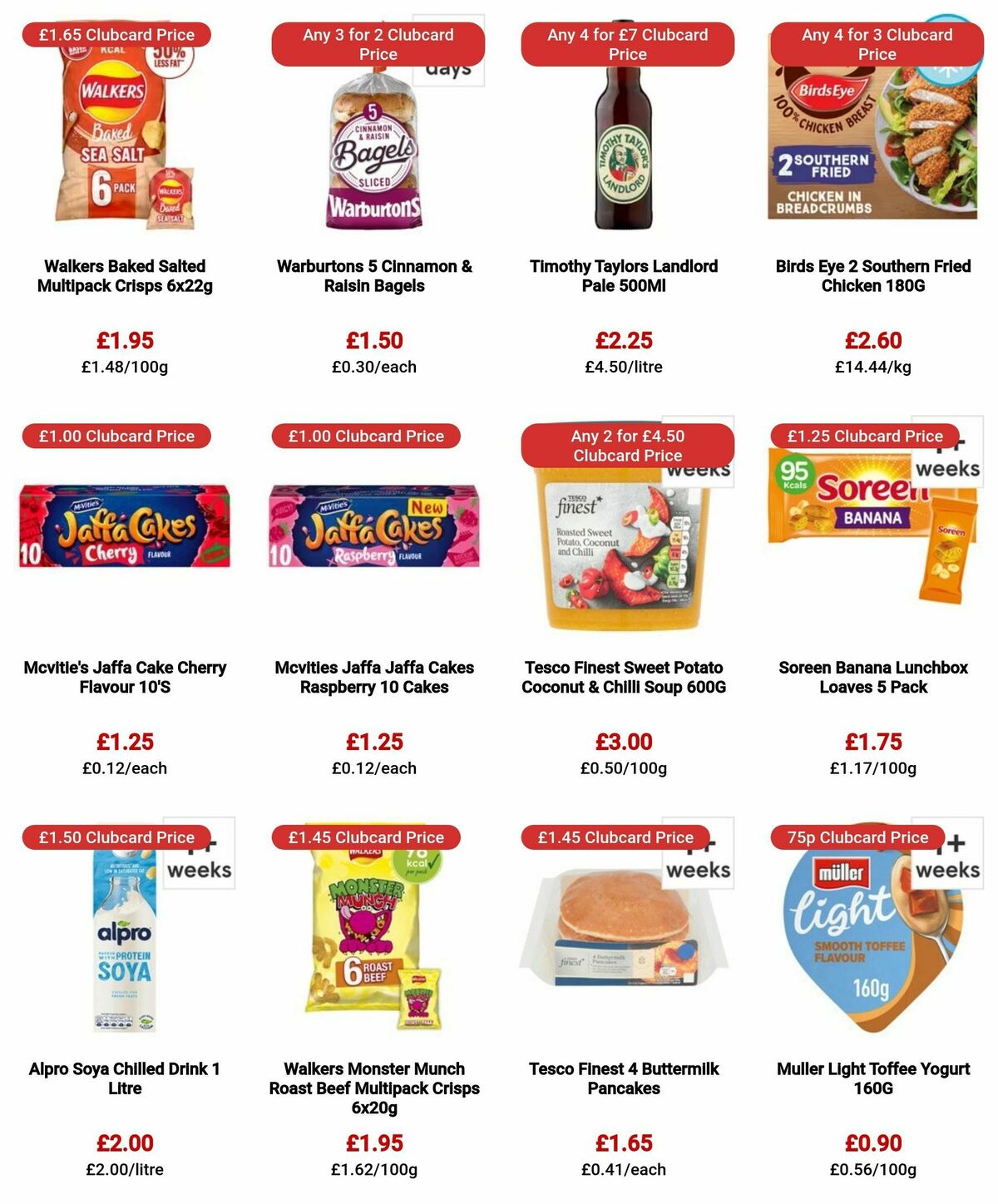 TESCO Offers from 25 January