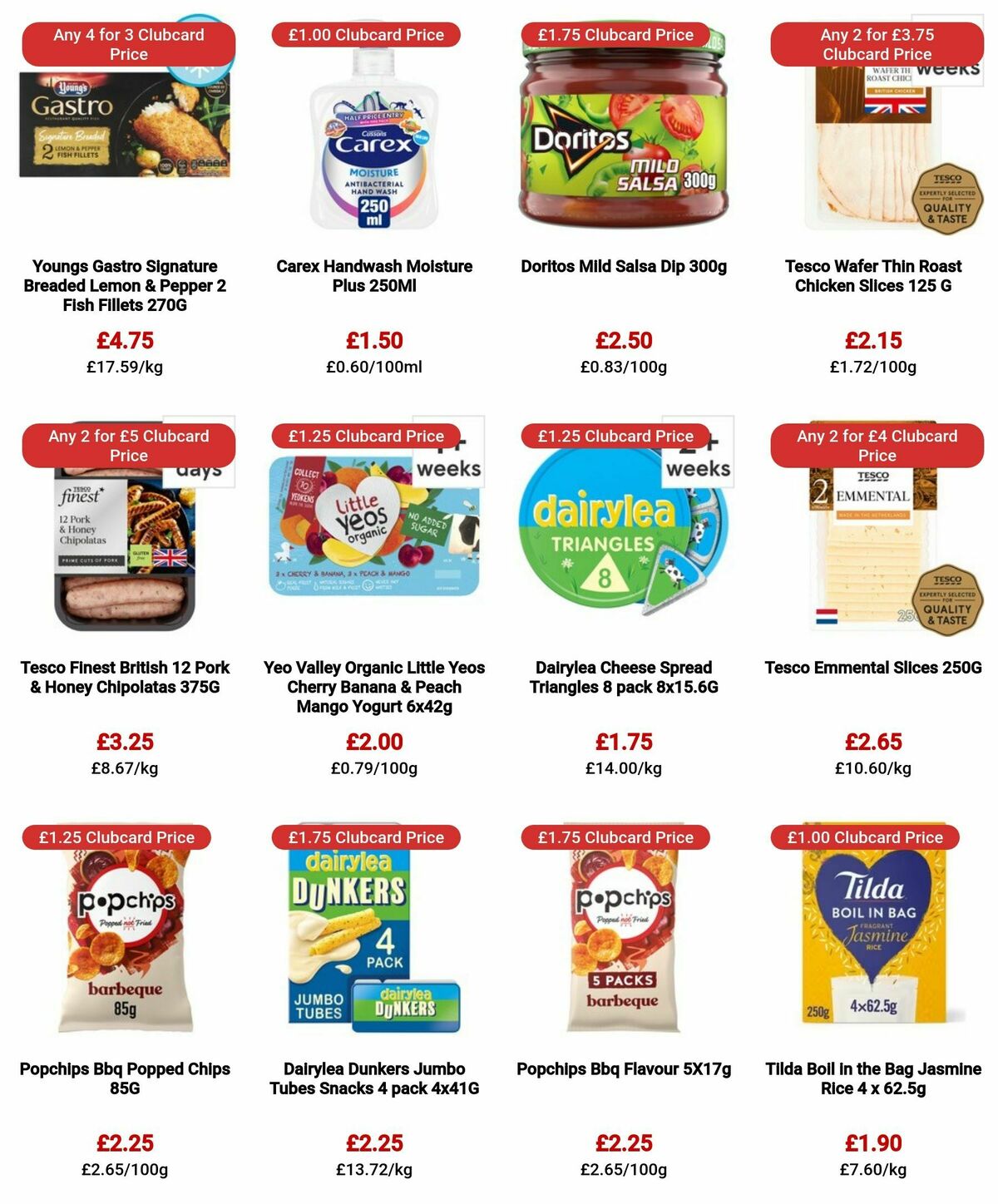 TESCO Offers from 25 January