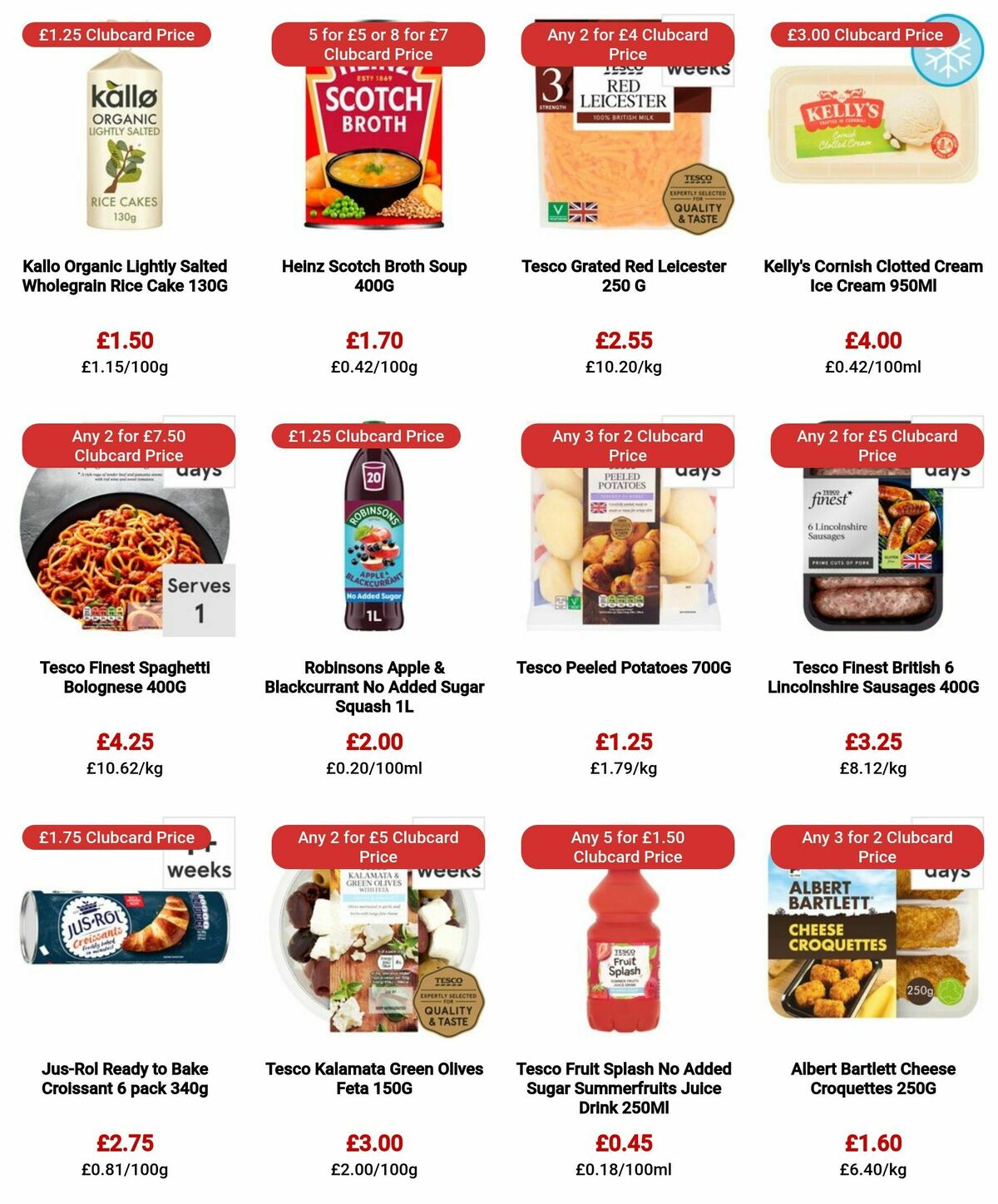 TESCO Offers from 25 January