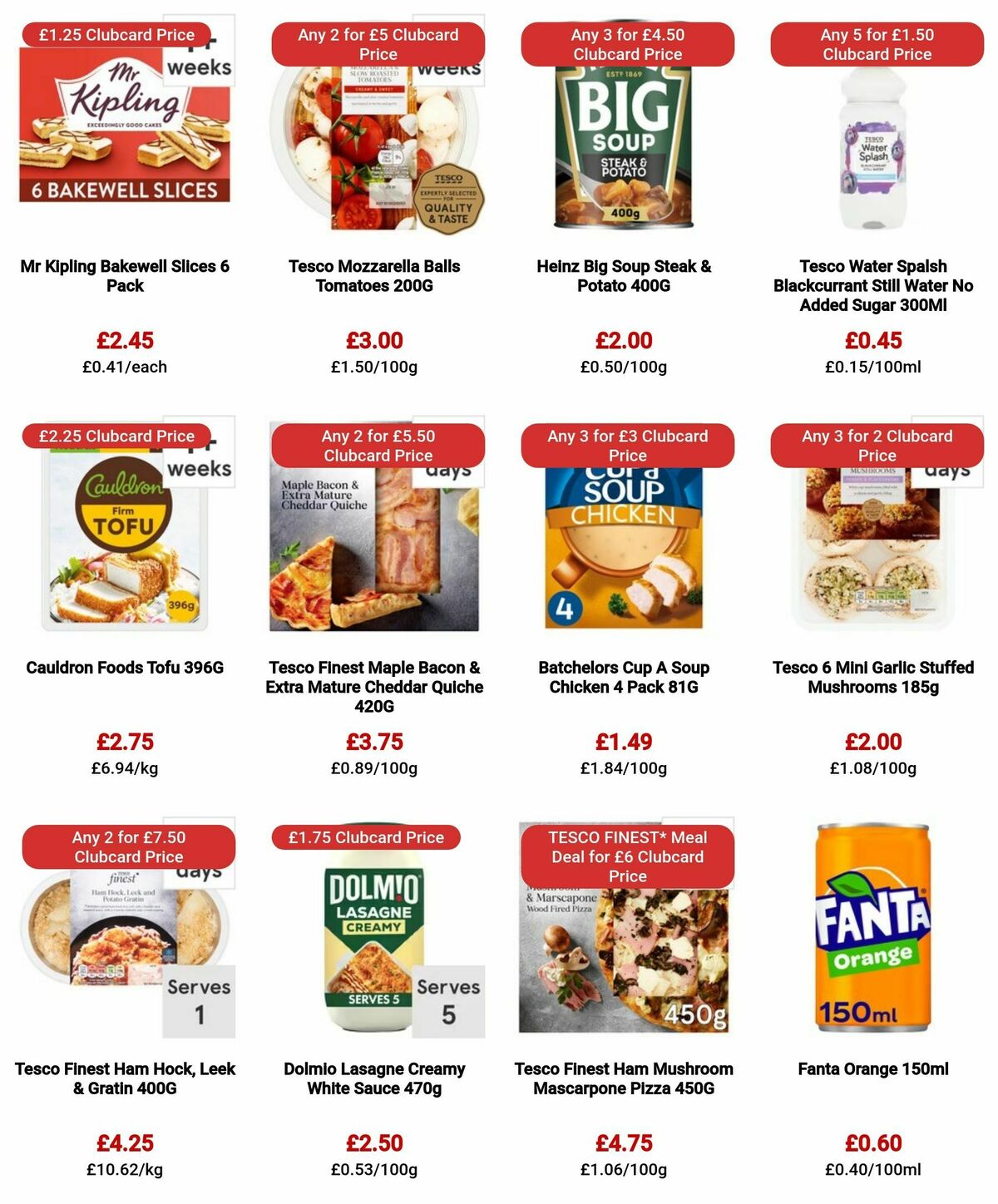 TESCO Offers from 25 January