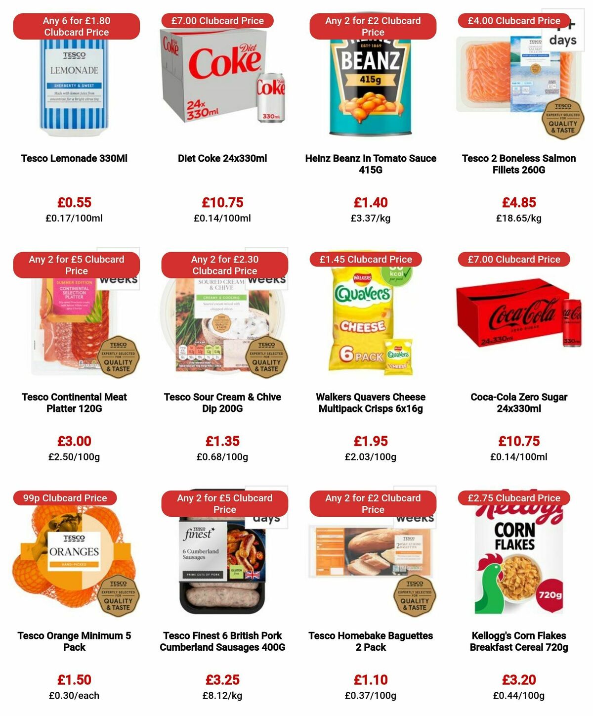 TESCO Offers from 25 January