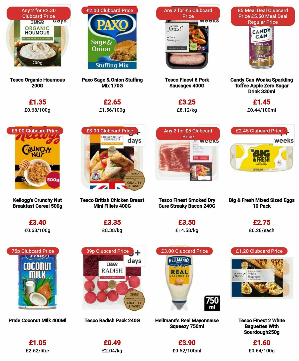 TESCO Offers from 25 January