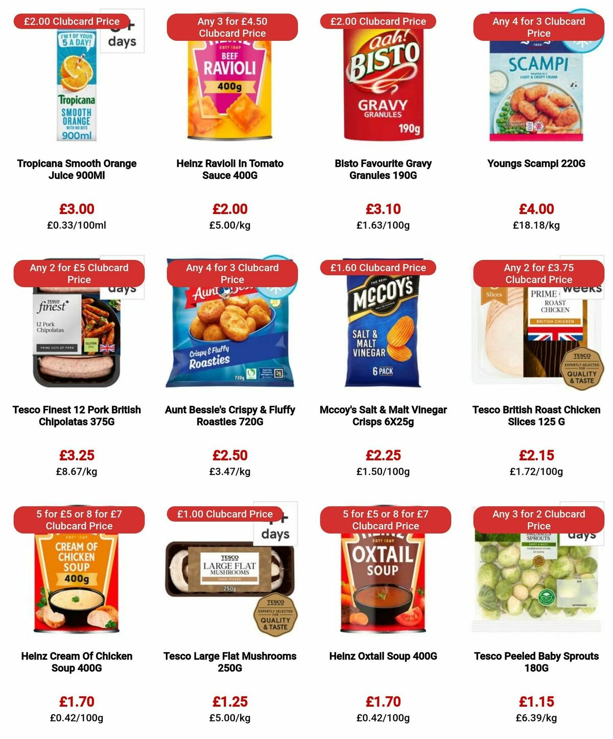 TESCO Offers from 25 January