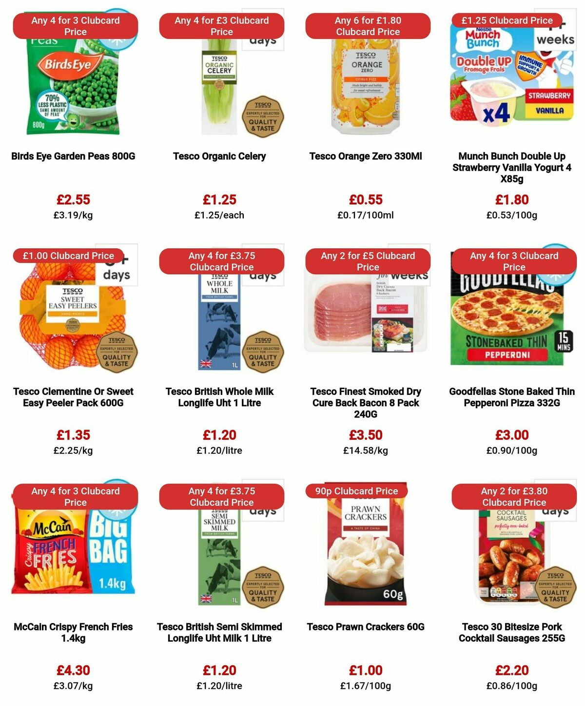 TESCO Offers from 25 January