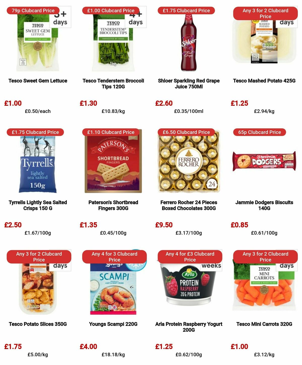 TESCO Offers from 1 February