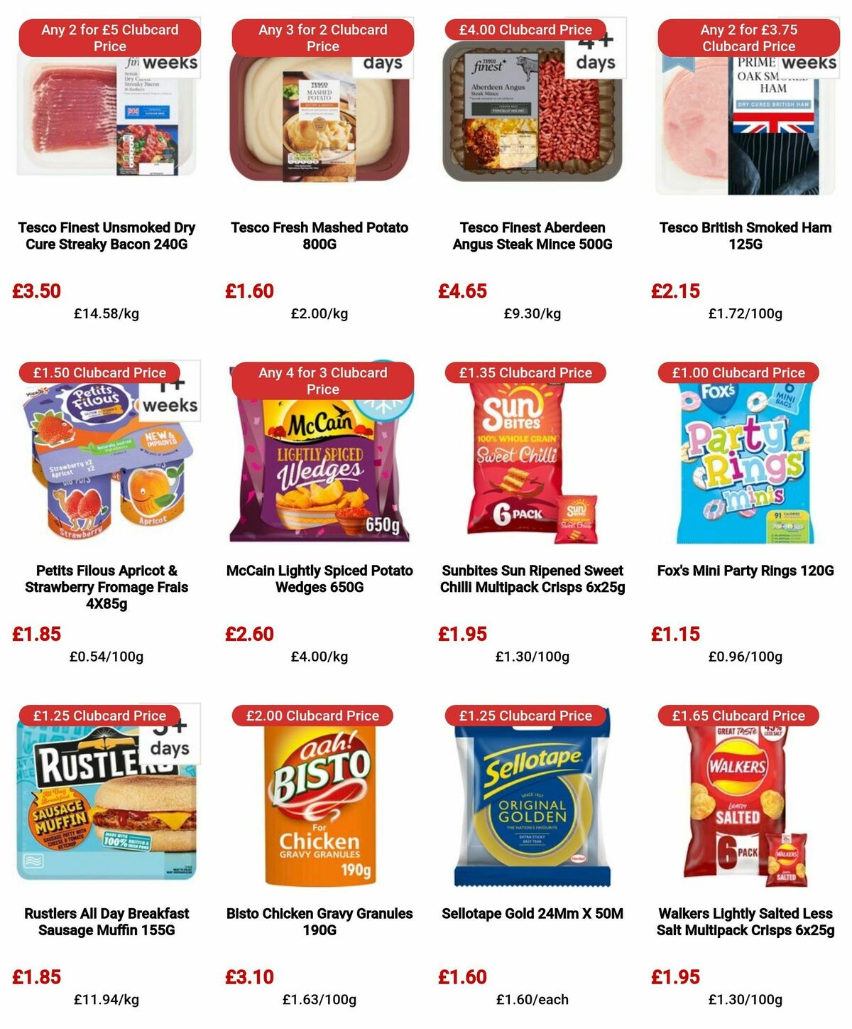 TESCO Offers from 1 February