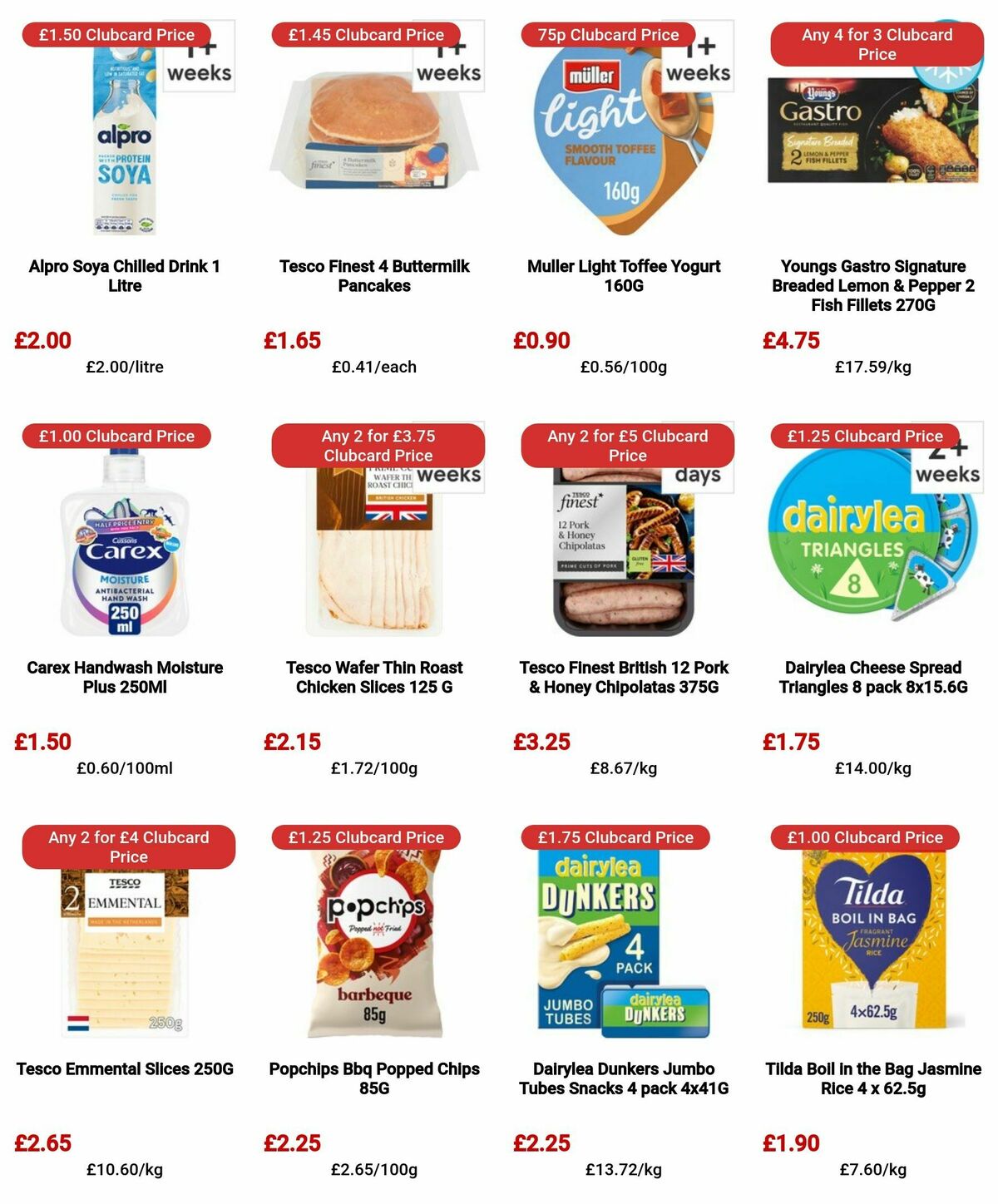 TESCO Offers from 1 February