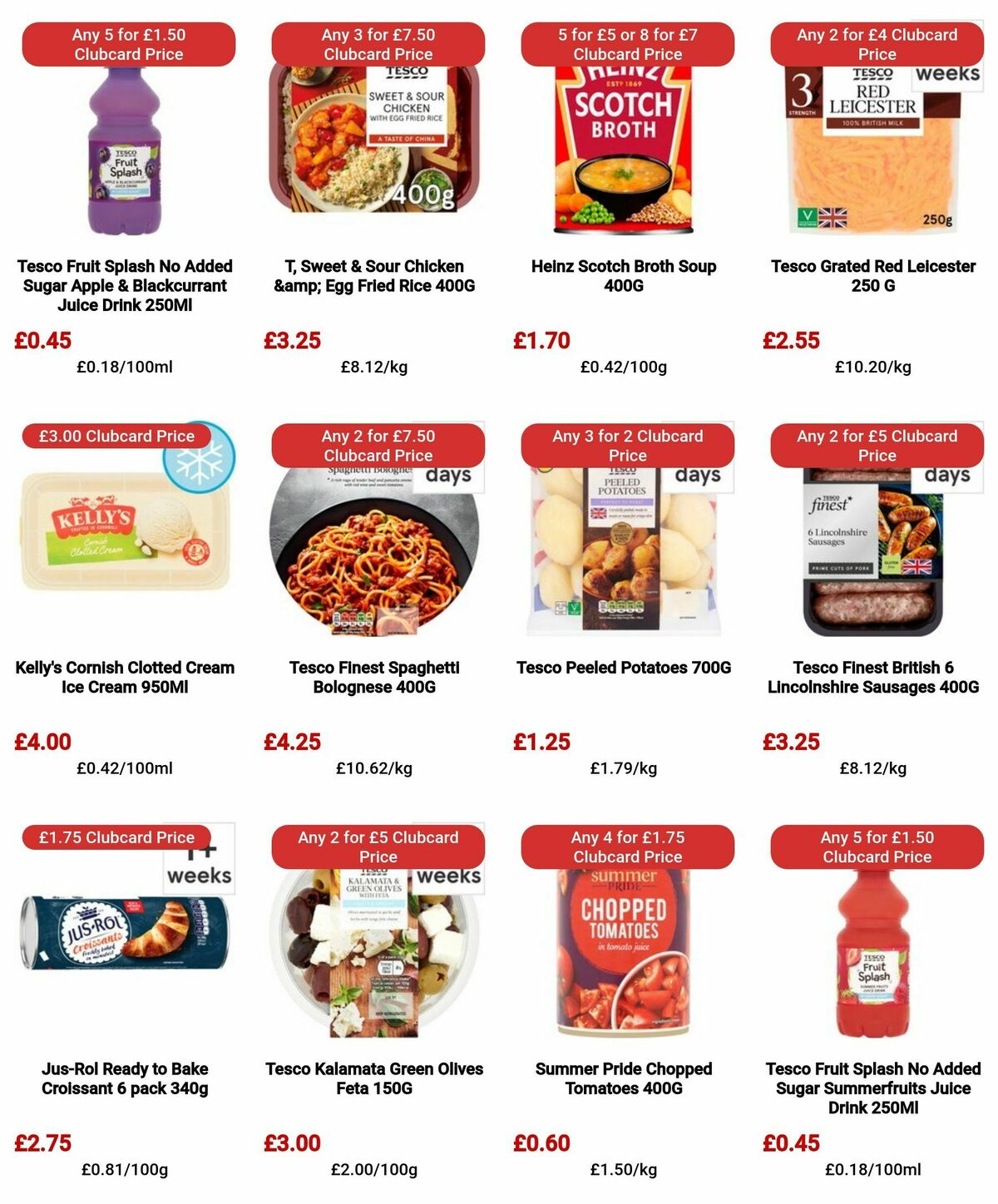 TESCO Offers from 1 February