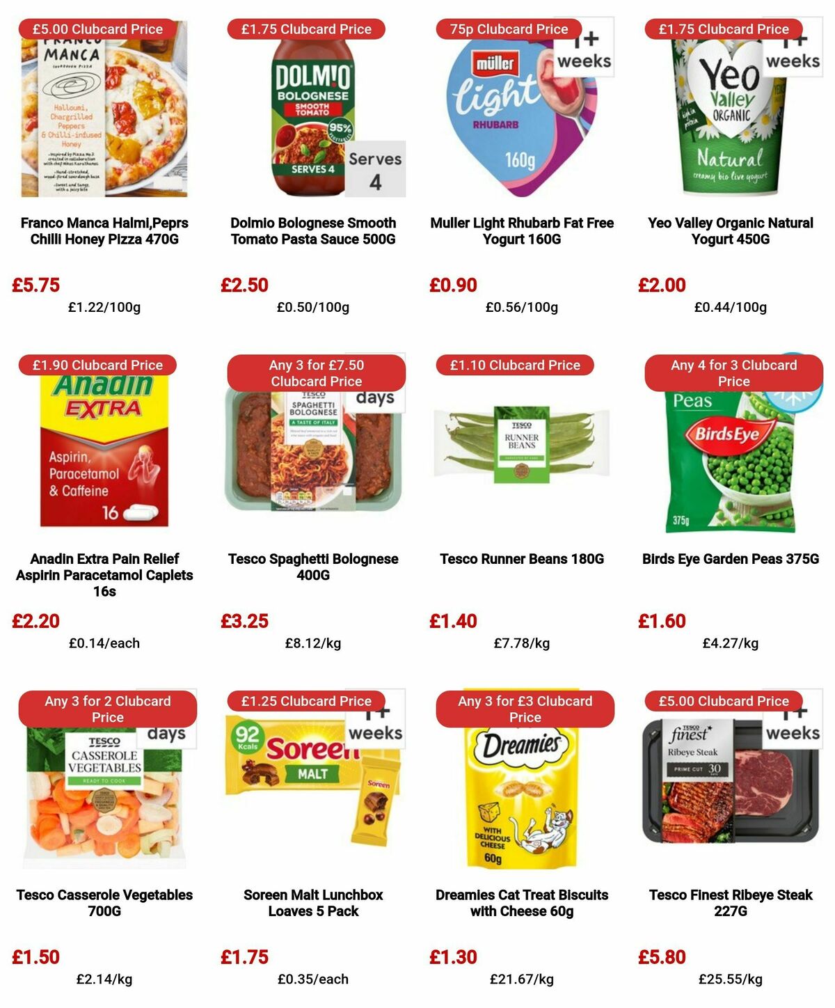 TESCO Offers from 1 February