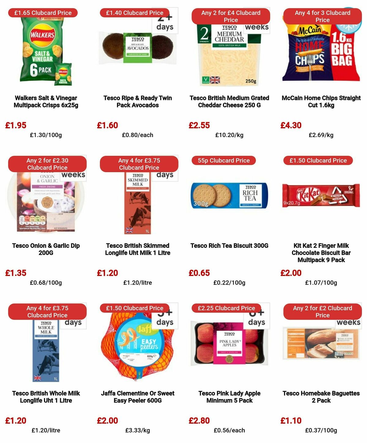 TESCO Offers from 1 February