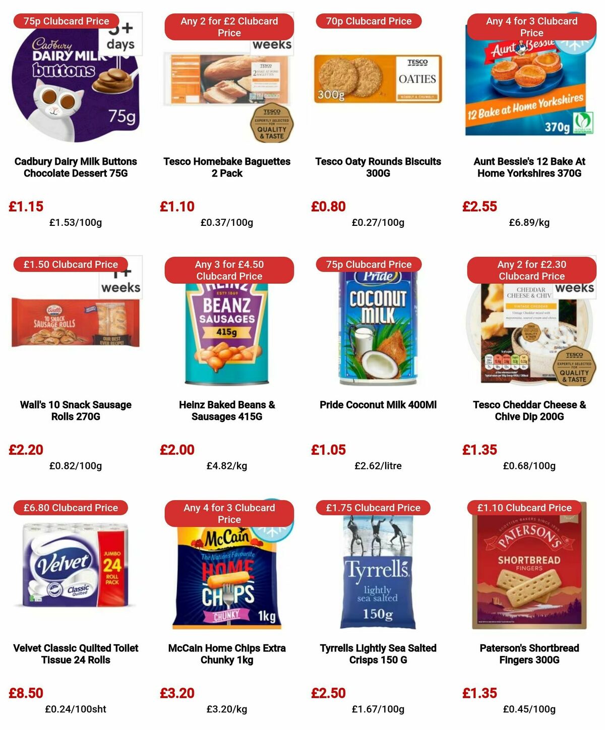 TESCO Offers from 14 February