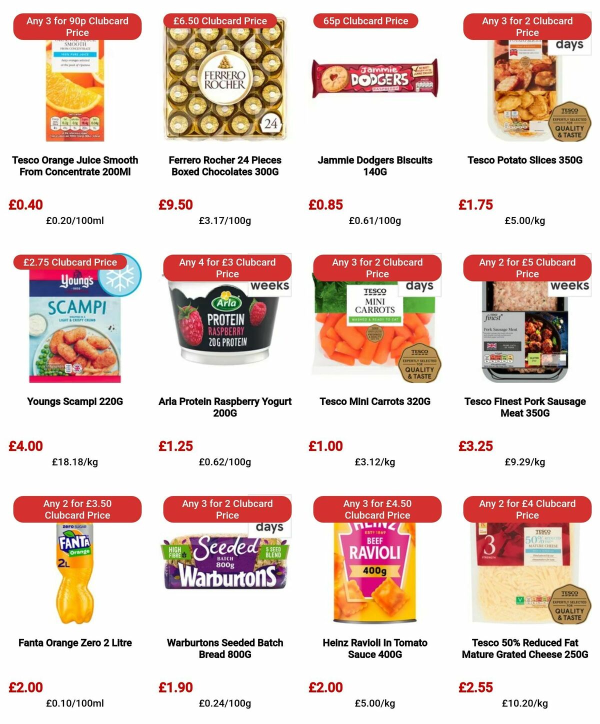 TESCO Offers from 14 February