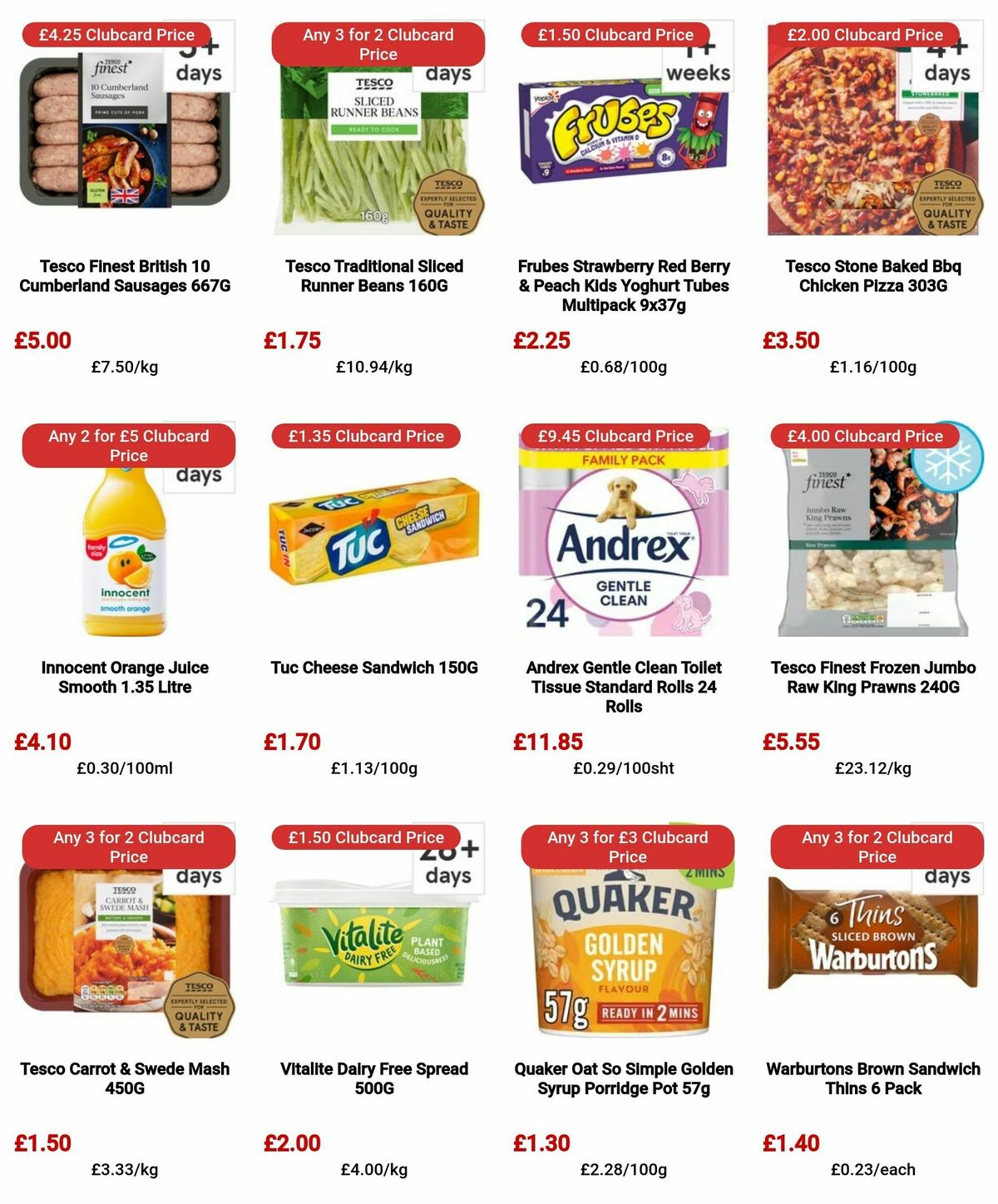 TESCO Offers from 14 February