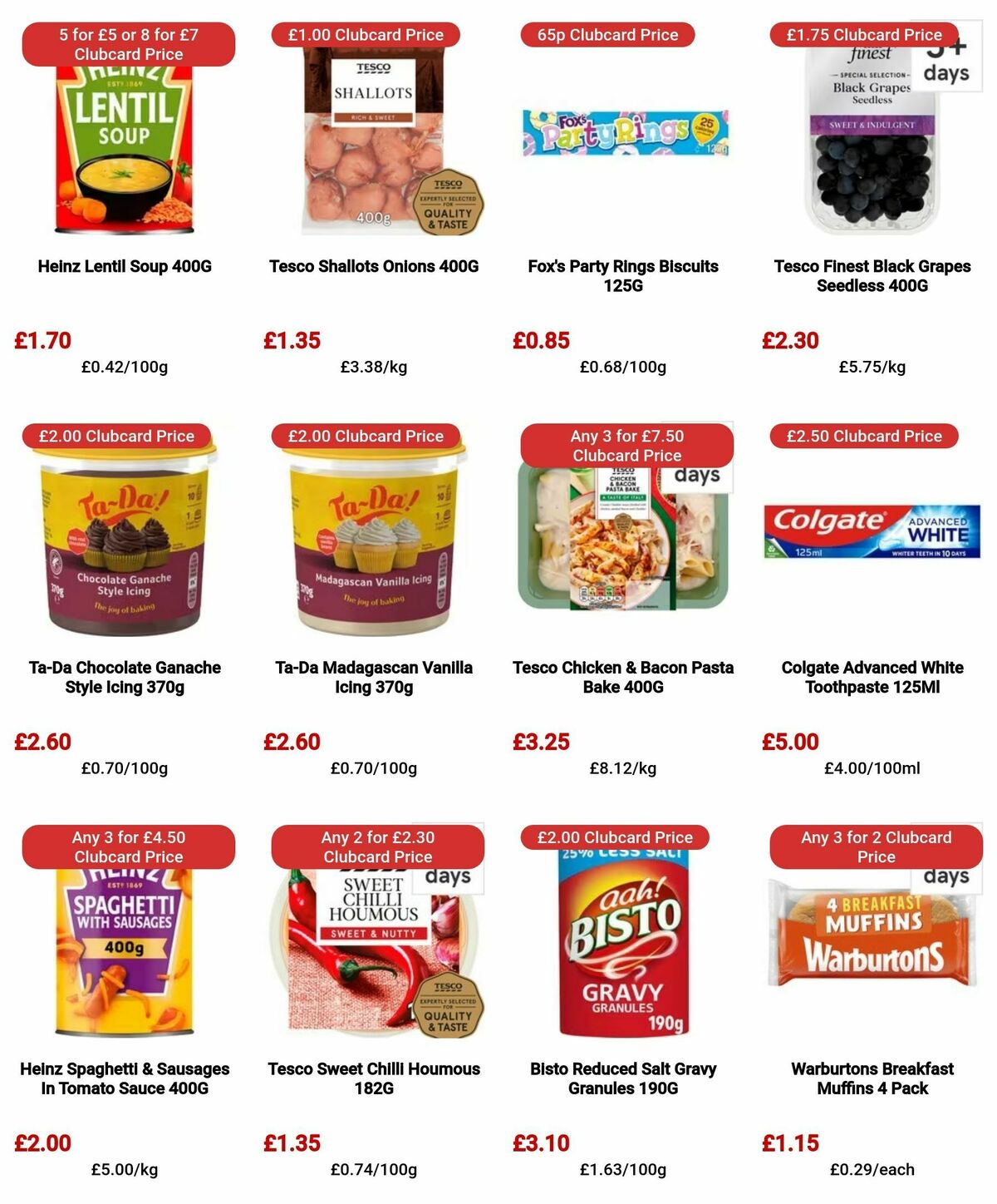 TESCO Offers from 14 February