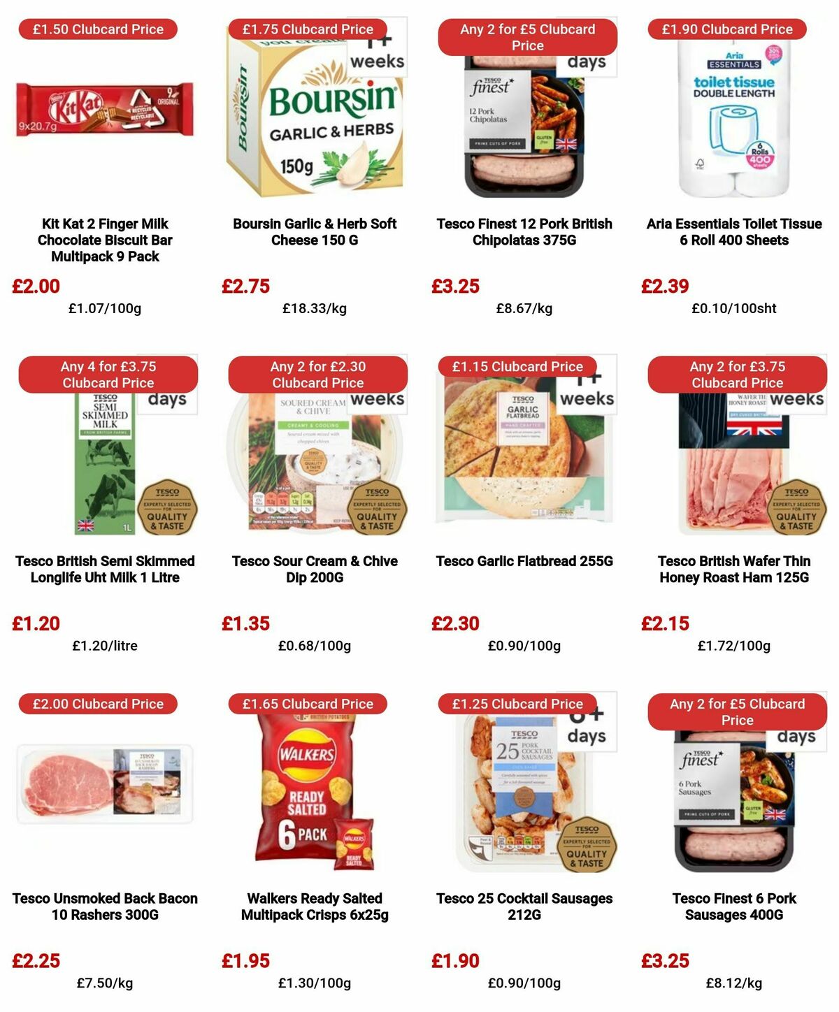 TESCO Offers from 14 February