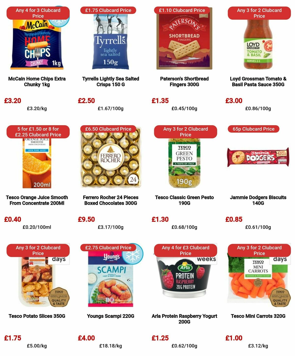 TESCO Offers from 22 February