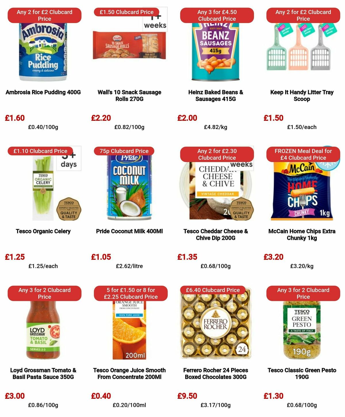 TESCO Offers from 29 February