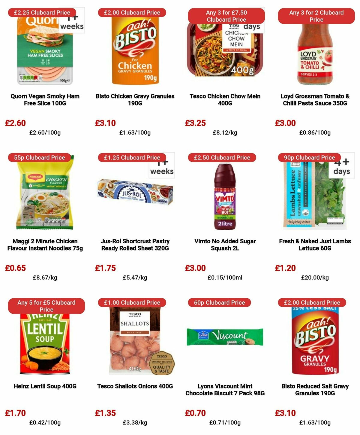 TESCO Offers from 29 February