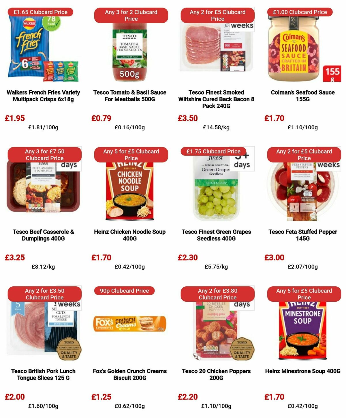 TESCO Offers from 29 February