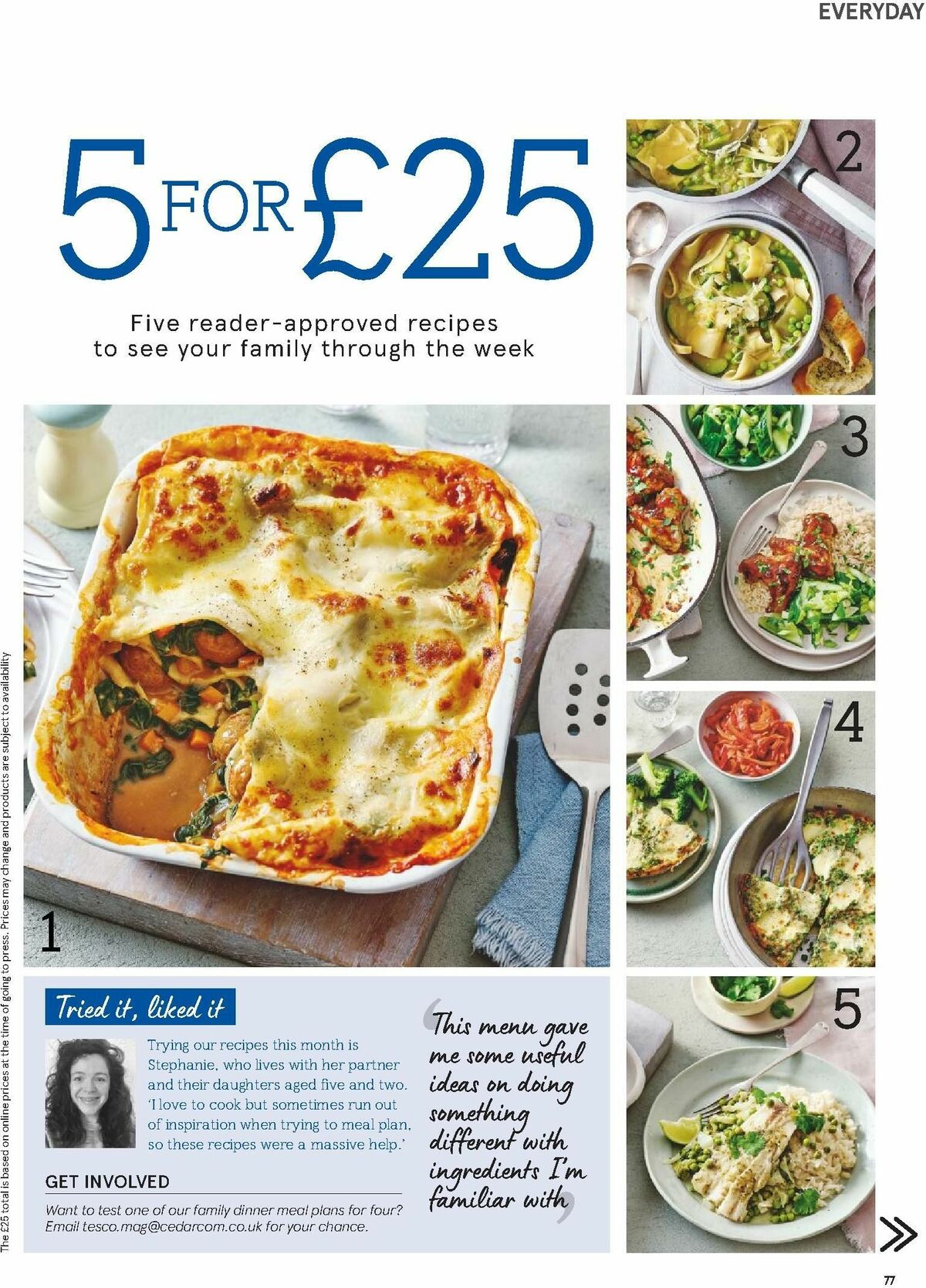 TESCO Magazine March Offers from 1 March