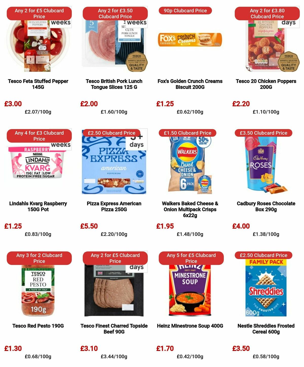 TESCO Offers from 7 March