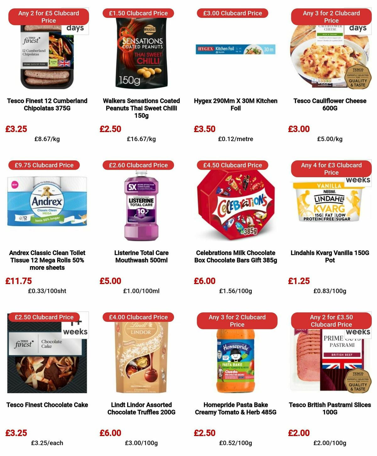 TESCO Offers from 7 March