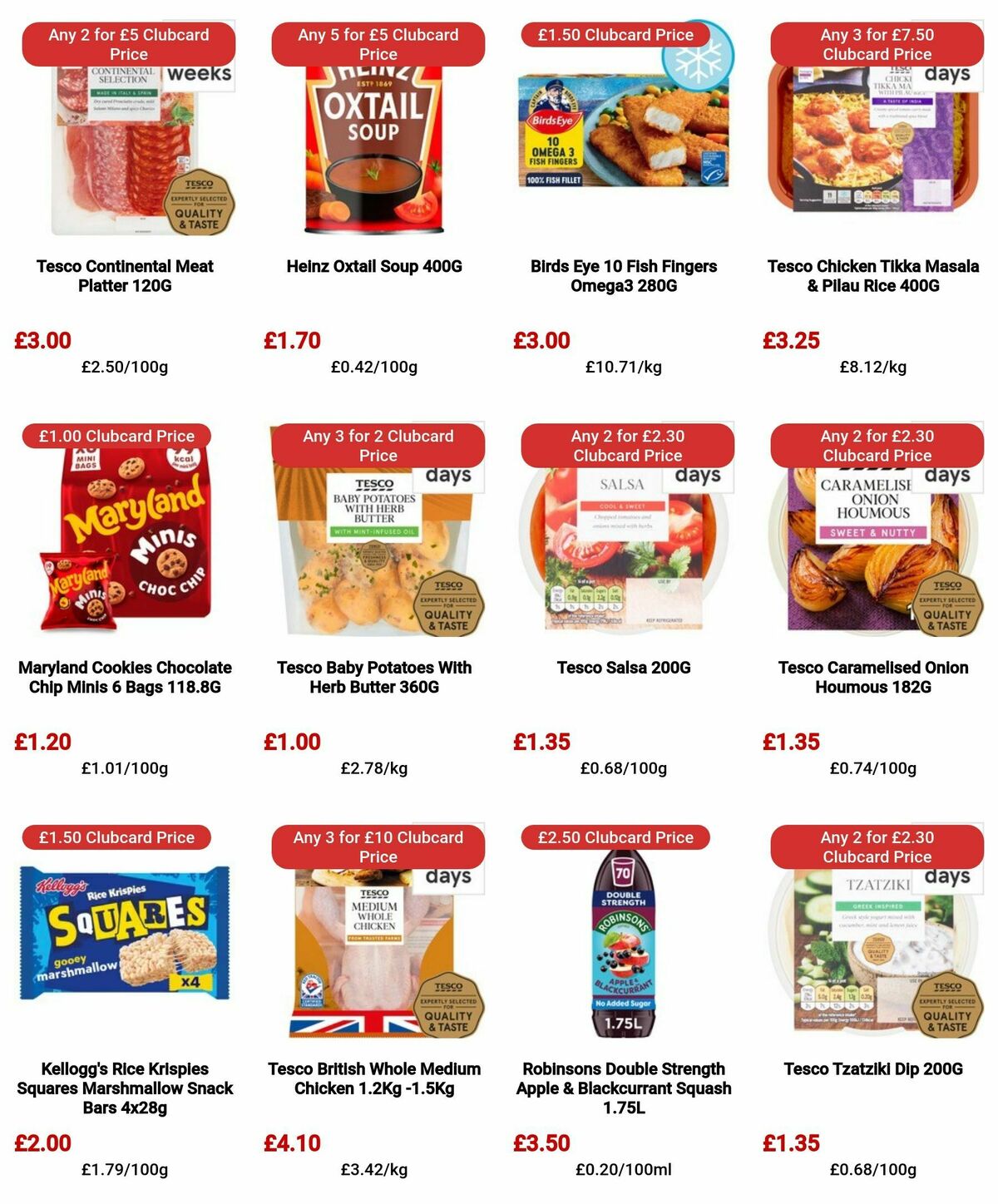 TESCO Offers from 14 March