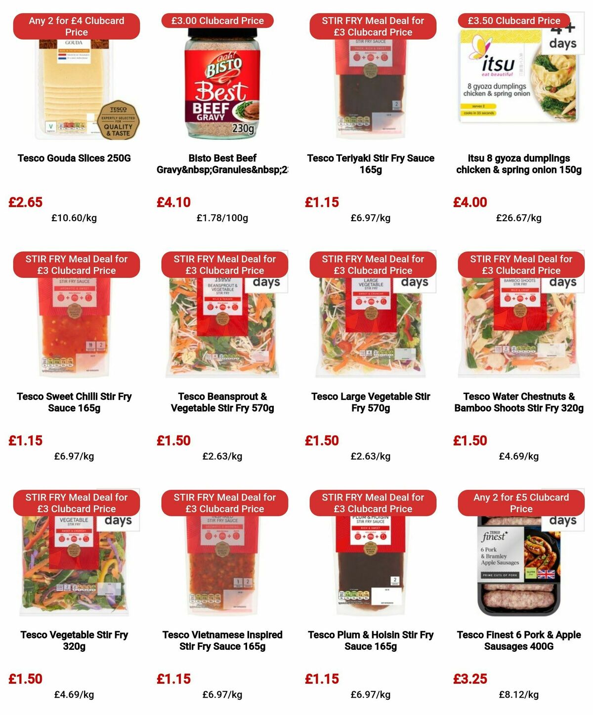 TESCO Offers from 14 March