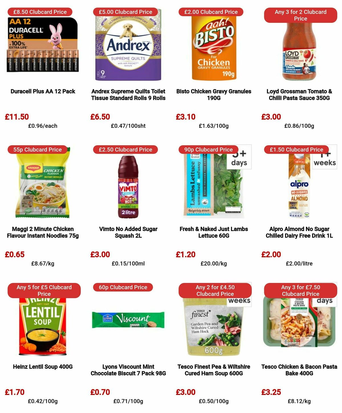 TESCO Offers from 14 March