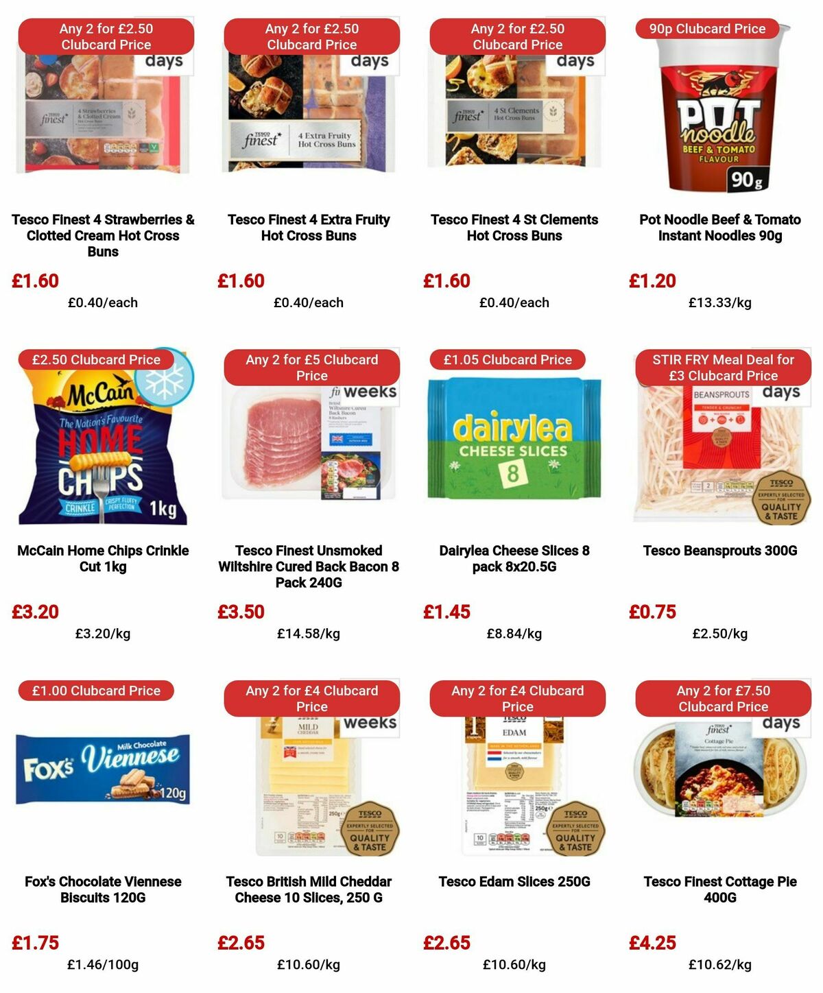 TESCO Offers from 14 March