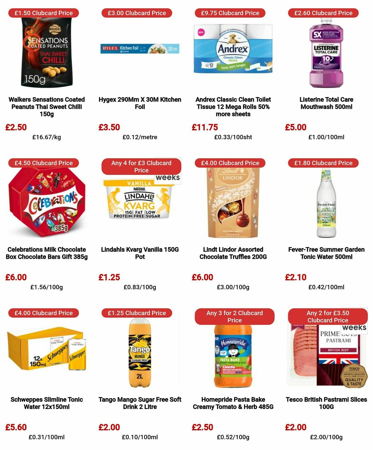 TESCO Offers from 14 March