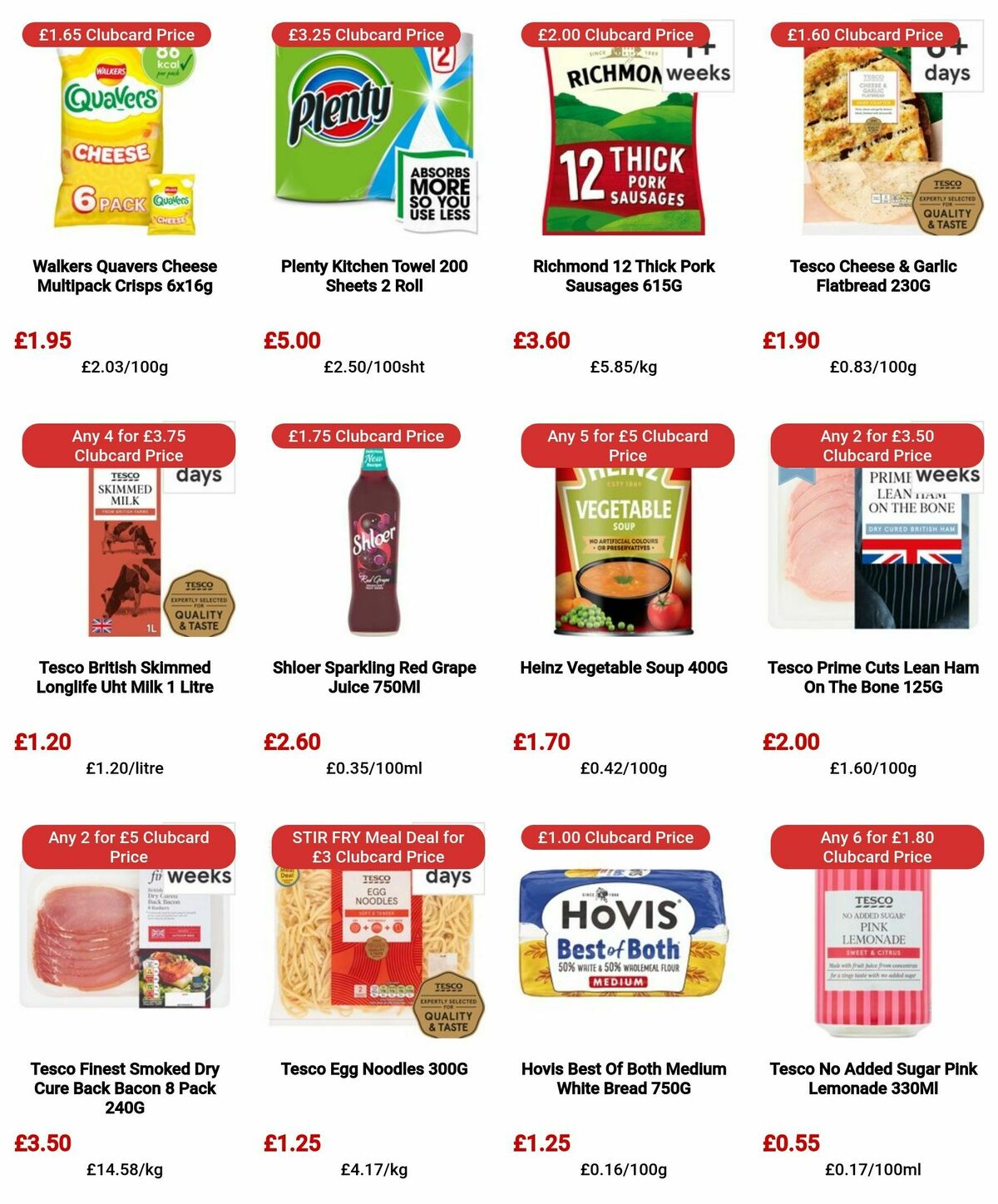 TESCO Offers from 14 March